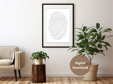 Fingerprint Bible Verses Modern Christian Wall Art Gods Thumbprint