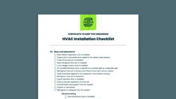 Free HVAC Installation Checklist (+ How to Create Your Own)