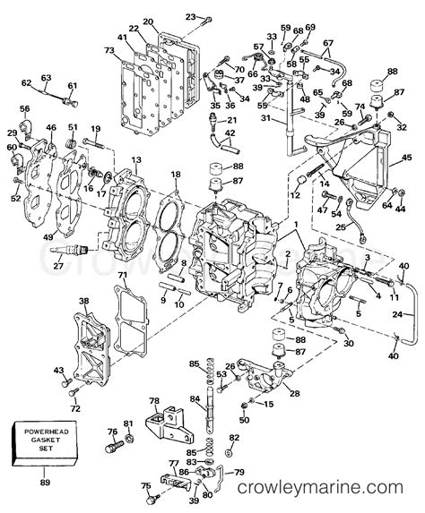 Cylinder Crankcase Outboard E Crlcem Crowley Marine