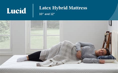 Amazon Lucid Inch Latex Hybrid Mattress And High Profile Inch