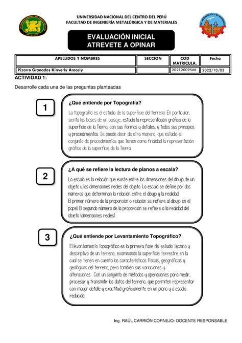 Topografr A Definici N De Topograf A Y Ejercicios De Escala