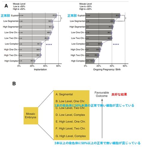 PGT Aでモザイク胚 B判定 の胚を移植した場合は