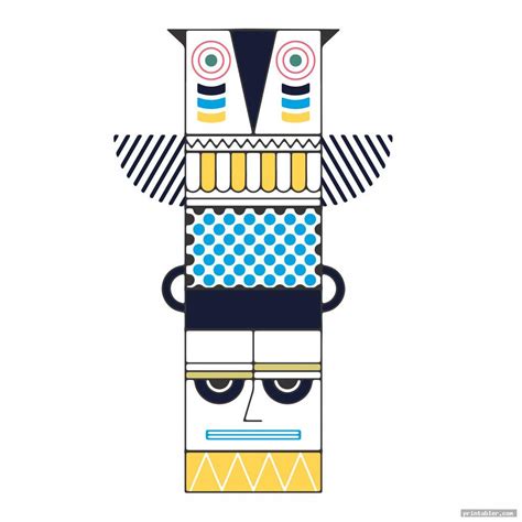 Printable Totem Pole Templates