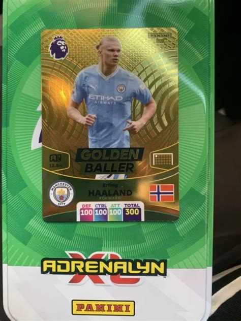 2024 ADRENALYN XL Premier League 2023 24 Erling Haaland Man City Golden