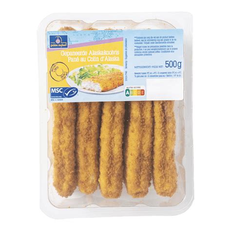 Colin dAlaska pané 5 pcs GOLDEN SEAFOOD bon marché chez ALDI