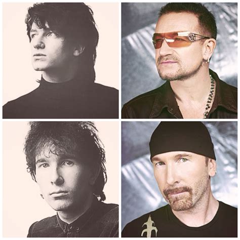 Then And Now Bono Greatest Rock Bands Bono U2