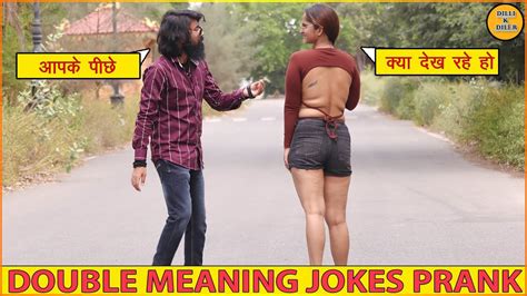 Double Meaning Jokes Prank Episode 69 Funny Reaction S Dilli K Diler Youtube