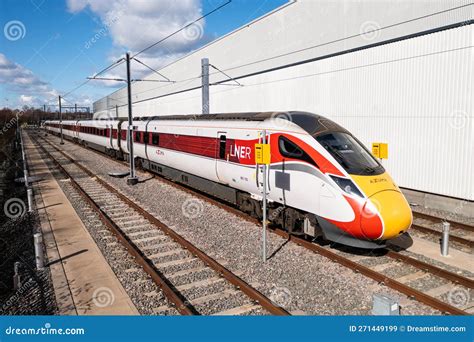 Lner Hitachi Azuma Class Intercity Passenger Trains Editorial Image