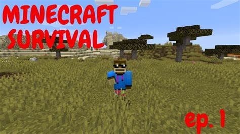 MINECRAFT VANILLA SURVIVAL EP 1 Mi Presento YouTube