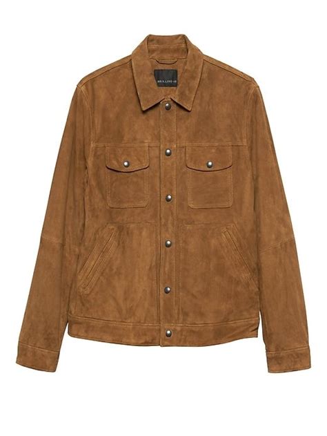 Br X Kevin Love Suede Trucker Jacket Banana Republic Trucker