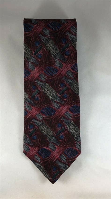 J Garcia Banyan Tree Collection Eight Silk Tie Made I Gem