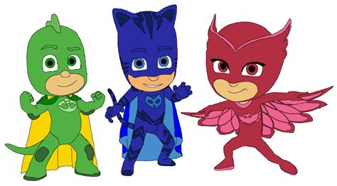 PJ Masks Capes By KingLeonLionheart Mask Drawing Pj Masks Coloring