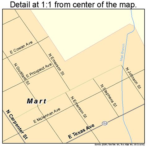 Mart Texas Street Map 4846824