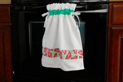 stay put kitchen towel tutorial allfreesewingcom