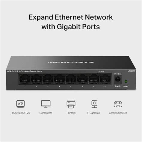 Ms Gs Port Gigabit Desktop Switch Welcome To Mercusys