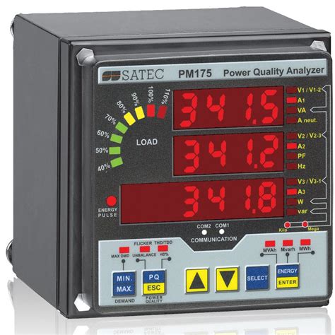 Analyseur Pour R Seau Lectrique Pm Satec De Qualit D Nergie