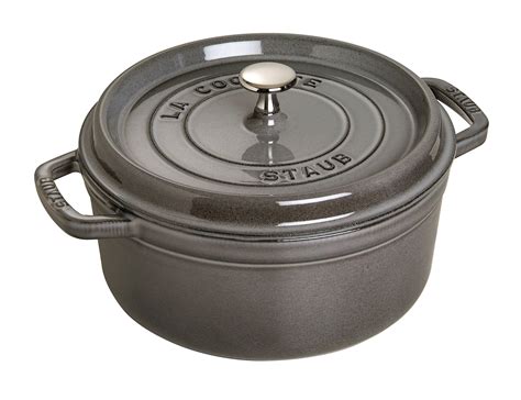 Staub 1101618 Round Cocotte Pot 16 Cm Graphite Grey By Staub Stove