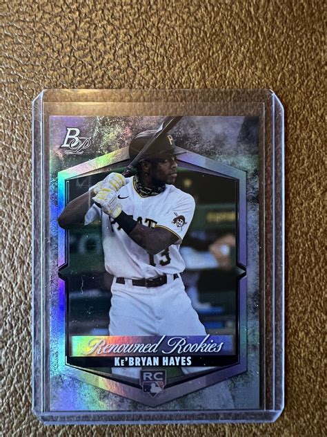 KEBRYAN HAYES 2021 Bowman Platinum RC Renowned Rookies RR 10 Pirates