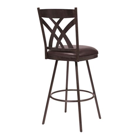 Armen Living Dover Counter Height Barstool In Auburn Bay And