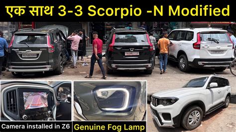 Mahindra Scorpio N Modification Scorpio N Z Modified Scorpio N Z