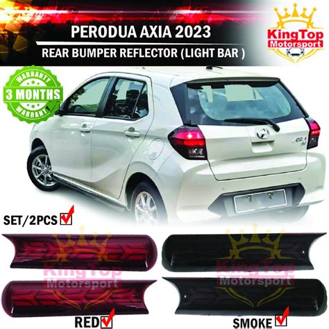 Perodua Axia Dynamic Rear Bumper Reflector With Signal Running