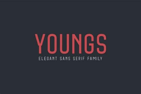 Youngs Sans Serif Font Family - Free Font