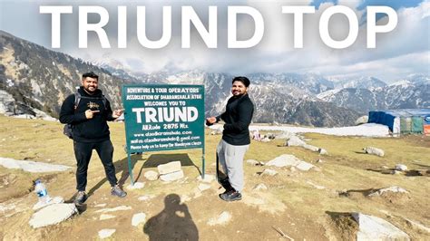 TRIUND TREK HIMACHAL PRADESH MAGIC VIEW CAFE TO TRIUND TOP TRIUND