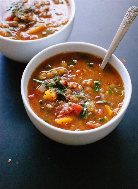 Spicy Vegan Lentil Soup