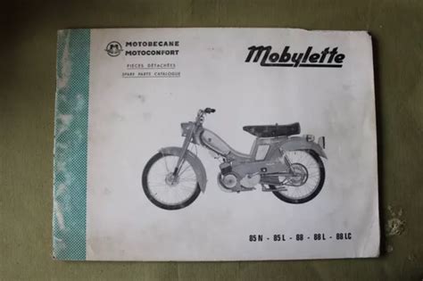 Catalogue Pi Ces D Tach Es Mobylette Motob Cane N L L Lc