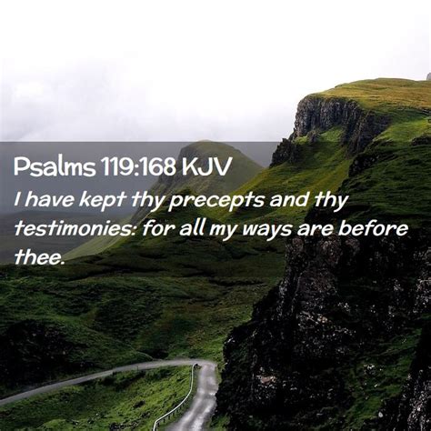 Psalms 119168 Kjv Bible Verse Images