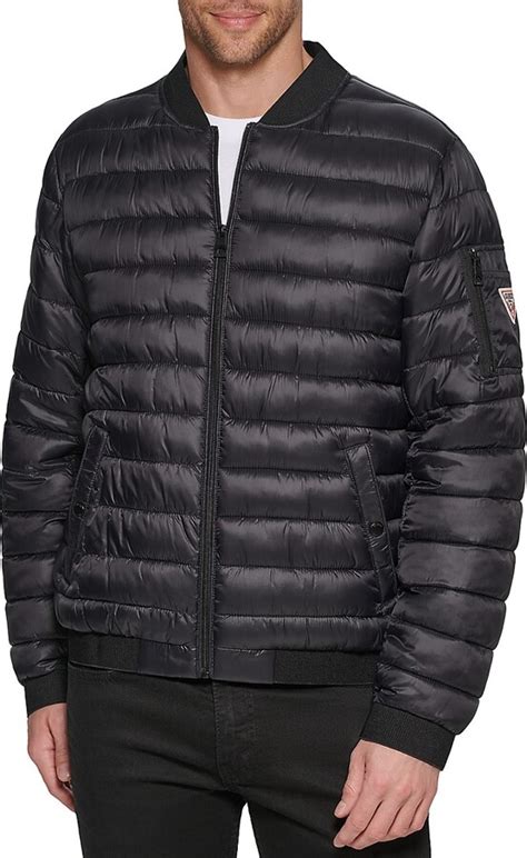 Guess Quilted Puffer Jacket Shopstyle