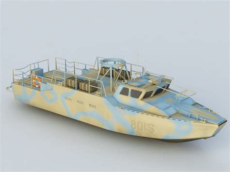 River Patrol Boat 3d model 3ds Max files free download - CadNav