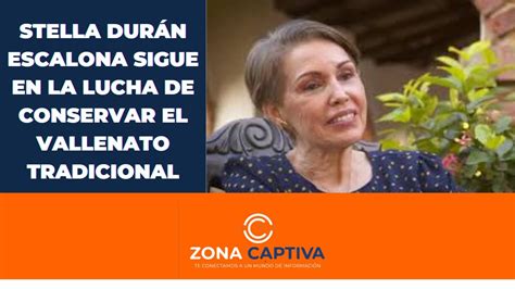 Stella Durán Escalona sigue en la lucha de conservarel vallenato