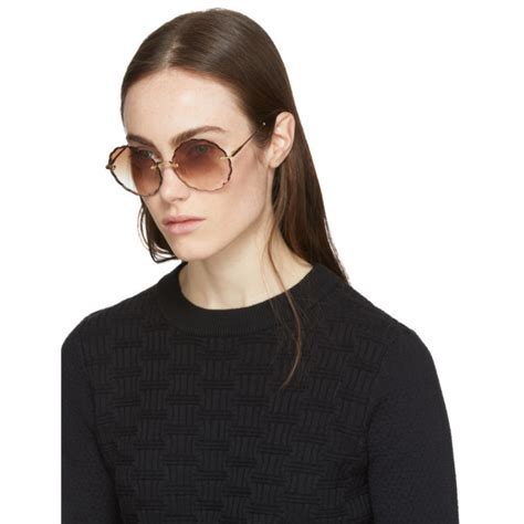 Chloe Gold Rosie Sunglasses Chloe