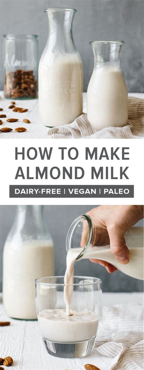 How To Make Almond S Milk At Home Extremely Healthy And Delicious Almond Milk Recipes