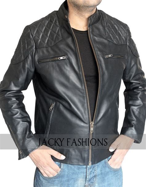 Motor Biker Hannibal Season 3 Mads Mikkelsen Leather Jacket On Make A 