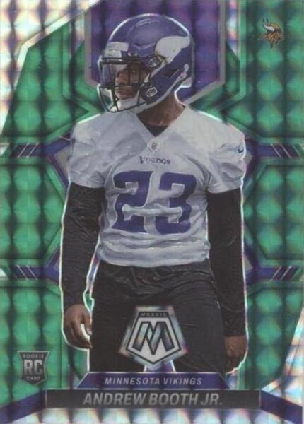 Panini Mosaic Rookies Green Mosaic Prizm Andrew Booth Jr