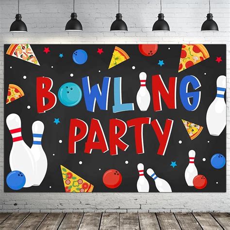 Kreatwow Bowling Party Backdrop Bowling Birthday Party Decoration