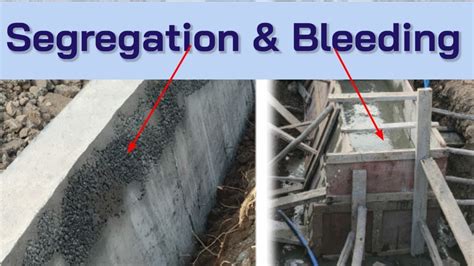 What Is Segregation And Bleeding Of Concrete Segregation Of Concrete