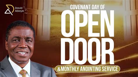 Nd Serv Covenant Day Of Open Doors Charge By Bishop David Abioye