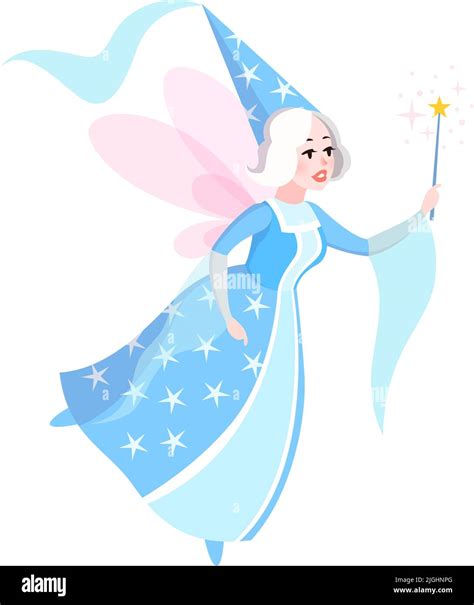 Fairy With Wand Cartoon