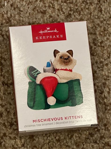 Hallmark Mischievous Kittens Cat Th In Series Keepsake Ornament