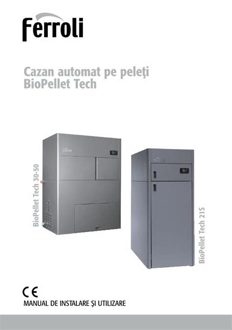 Pdf Cazan Automat Pe Pele I Biopellet Tech Ferroli Cazan