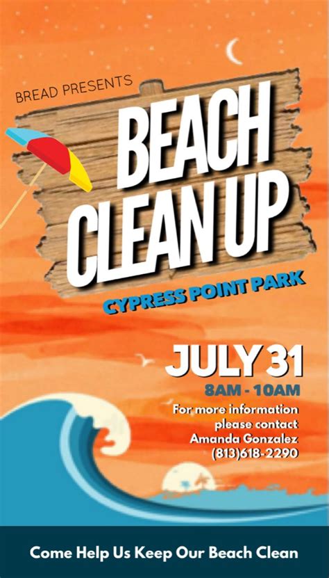 Beach Clean Up Flyer Beach Clean Up Clean Beach Clean Up