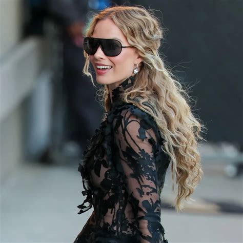 Alexander McQueen S Lacy Naked Dress Sets Up Margot Robbie For A Sultry