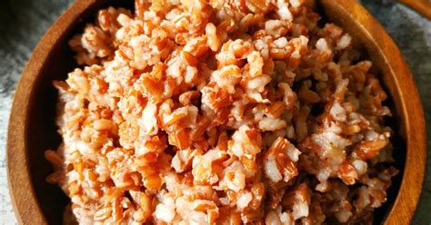 resep nasi beras merah enak  sederhana ala rumahan cookpad