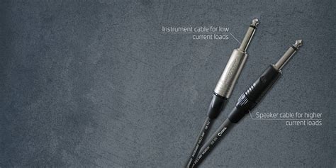 Speaker Cable Vs Instrument Cable