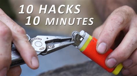 10 Survival and Bushcraft HACKS you probably didn't know!