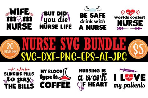 Nurse Svg Bundle Volume 3 Bundle · Creative Fabrica