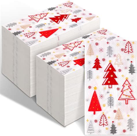 Amazon Spiareal Pcs Christmas Paper Guest Towels Christmas